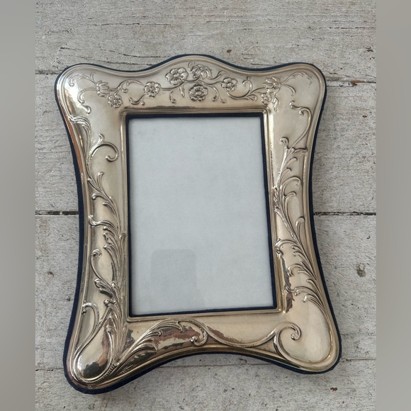 Vintage Sterling Silver Art Nouveaux Looking Picture Frame